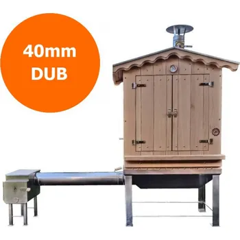 Udírna Master Smoker Dubová udírna Master Smoker 40 XLSO s topeništěm