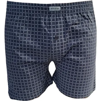 Trenýrky Andrie PS 5757 tmavě šedé pánské trenýrky Barva: modrá tmavá, Velikost: M