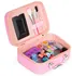 dětské šminky a malovátka Kosmetická sada v kufříku se zrcátkem a UV LED lampou 20 x 14 x 7,5 cm růžová