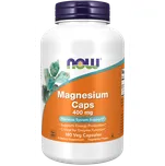 NOW Foods - Magnesium 400mg, 180 veg kapslí