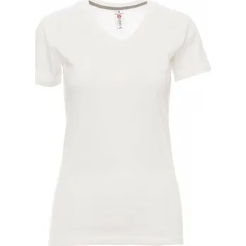 Dámské tričko PAYPER V-NECK LADY dámské triko 150 bílé - v. L