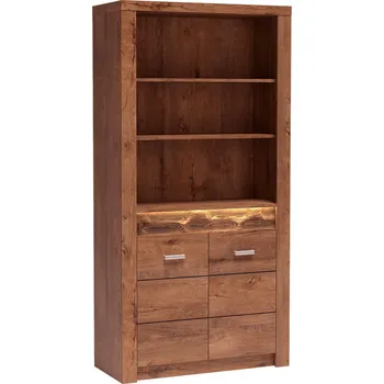 Knihovna Nábytek PEGAS s.r.o. Regál INDIANAPOLIS I5, Jasan světlý