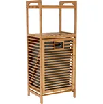 Šedý bambusový koš na prádlo SOBIKON