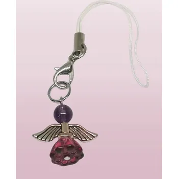 Přívěsek Přívěsek andělíček z ametystu s poutkem