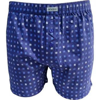 Trenýrky Andrie PS 5763 modré pánské trenýrky Barva: modrá, Velikost: M