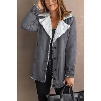 OMG Dámská fleecová bunda Miarsa šedá XL