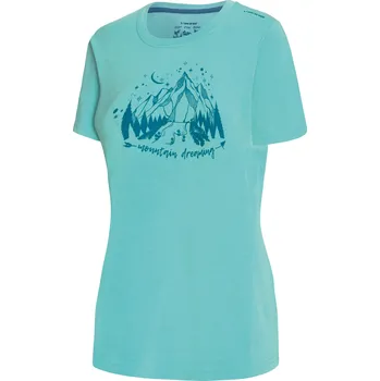 Dámské tričko VIKING Lako Bamboo T-Shirt tyrkysová Velikost: S