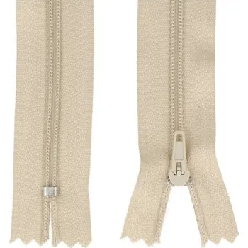 Zip Spirálový zip šíře 3 mm délka 50 cm pinlock béžový (Nedělitelný)