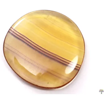 Drahý kámen Magieprirody.cz Hmatka Fluorit žlutý 40 - 45 mm placička #153