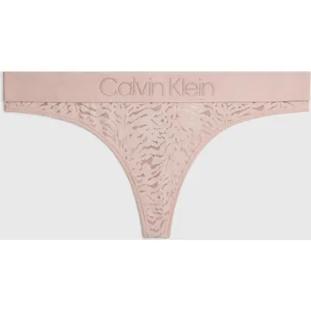 Kalhotky Dámská tanga 000QF7287E 7NS béžové - Calvin Klein M