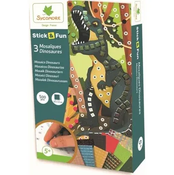 Mozaiková sada Mozaika STICK & FUN - dinosauři - 3 ks - CRE7044