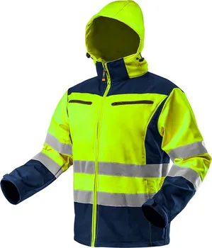pracovní bunda Neo Tools NEO výstražná softshellová bunda s kapucí žlutá