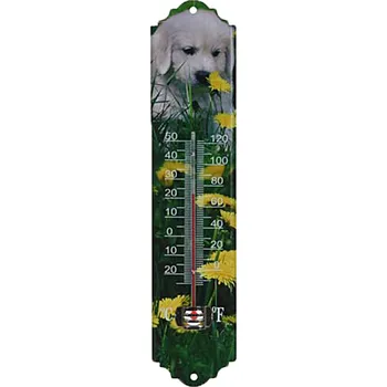 Sekačka Home Elements Venkovní teploměr 29,5 cm, pejsek