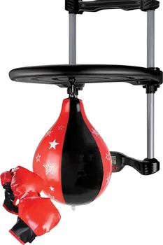 Boxovací pytel ENERO 1017549 dětská boxovací sada s počítadlem 66 x 40 x 50 cm červená/černá