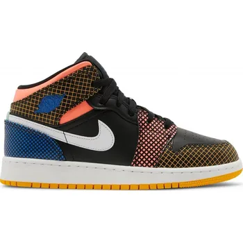 Dámské tenisky Air Jordan Jordan 1 Mid MMD Multi-Color Grid (GS) Velikost: 38
