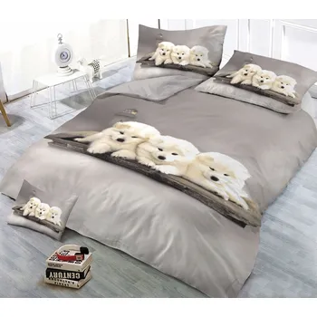 Povlečení 3D Povlečení Štěňátka