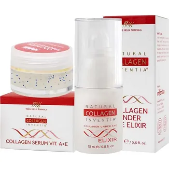 Kosmetická sada Inventia SOS sérum s živým kolagenem 15 ml + oční elixír 15 ml dárková sada