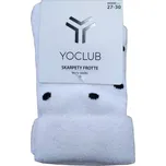 Dívčí ponožky Yoclub SKF-0015G - bílá Barva: Bílá, Velikost: 31-34