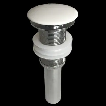 Sifon BESTECO Výpusť Umyvadlová C/C Bílá Keramická S Přepadem (C-30W)