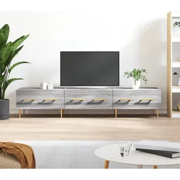 Televizní stolek vidaXL TV skříňka 150 x 36 x 30 cm kompozitní dřevo [829146] Barva: šedá sonoma