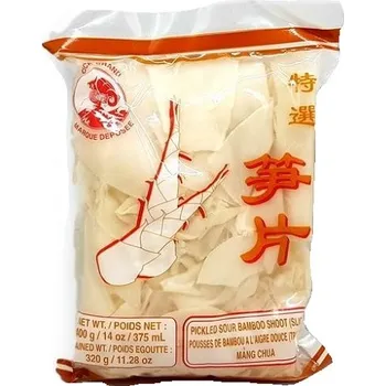 Koření Bambusové výhonky v kyselém nálevu, krájené 400 g - Cock Brand