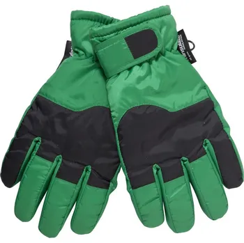 Rukavice dětské rukavice F&F - BLACK/GREEN - 128 7-8 let (F&F glove)