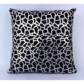 Dekorativní polštářek Dekorační povlak na polštářek 40x40 - stříbrná