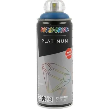 Barva ve spreji Dupli-Color Platinum RAL 5010 modrá saténově matná barva ve spreji 400ml