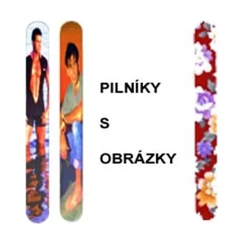 NAIL SYSTEM Pilník na nehty barevný 17cm