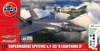 Plastikový model Airfix Supermarine Spitfire&F-35B Lightning II 1:72