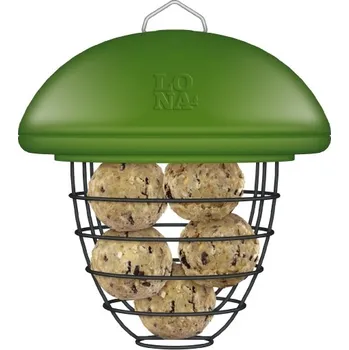 Krmítko pro ptáka Lona závěsné krmítko na lojové koule pro ptáky 18 cm