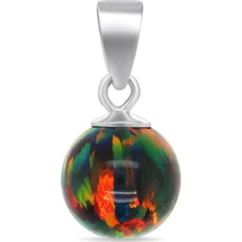 Přívěsek Brilio Silver Moderní stříbrný přívěsek s barevným syntetickým opálem PT110WBC + 2 měsíce na vrácení zboží