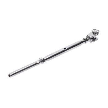 Zábradlí Lepiaci úchyt, šponovák pro lanko ø 4 mm, M6/LH6, AISI 304