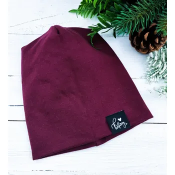 Čepice Kulišárny Čepice BORDO VELIKOST: 62 (2-3 měsíce)