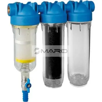 Ochranný vodní filtr Atlas Filtr na užitkovou vodu Hydra Rainmaster Trio 1", včetně kartuše RSH 50 µm + FA 25 µm + prázdná nádoba, 606095296
