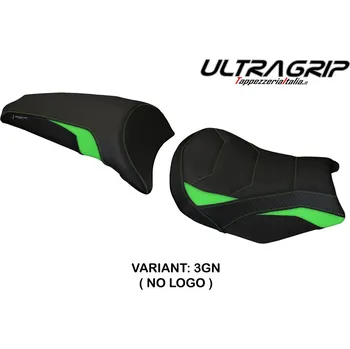 Moto sedlo TPZ Italia Potah sedla Kawasaki Ninja 650 (17-24) Sihu ultragrip potah sedla: bez loga 3GN (green)