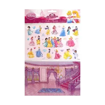 samolepka DISNEY PRINCESS Samolepky+prázdná scéna