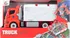 autíčko Kaile Toys Truck Rescue And Protection šroubovací kamion 2v1 červený/bílý