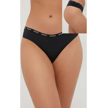 Kalhotky Dámské kalhotky Guess O3YE00 Velikost: XL, Vzor: JBLK