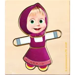 BINO Máša a medvěd šatní skříň 18 dílků