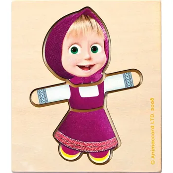 BINO Máša a medvěd šatní skříň 18 dílků