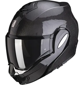 Helma na motorku Moto přilba SCORPION EXO-TECH EVO CARBON černá (Velikost: XL)