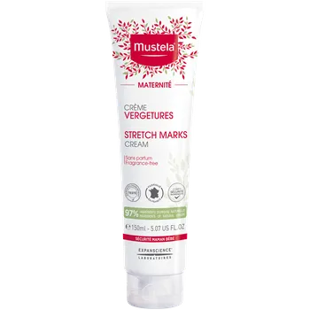 Celulitida a strie Mustela Stretch Marks krém proti striím bez parfemace 150 ml