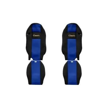 Potah sedadla Sada potahů sedaček (sedadel) pro MERCEDES ACTROS MP3 modrá 20215