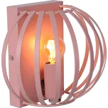 Lucide 78293/01/66 MERLINA - Nástěnné svítidlo v růžové barvě, 1 x E14 (Nástěnné růžové svítidlo bez vypínače)