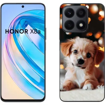 Pouzdro na mobilní telefon Gelový kryt mmCase na Honor X8a - štěňátko
