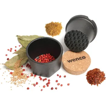 Hmoždíř Wenco Litinový drtič na koření a bylinky