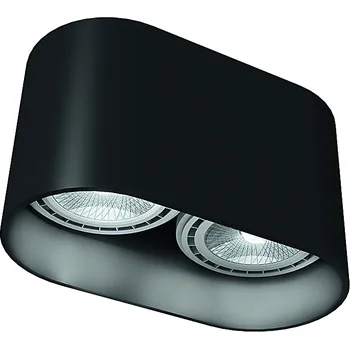 Nowodvorski Stropní svítidlo OVAL / Černá matná