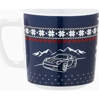 PORSCHE Collector's Espresso Cup No. 2 Christmas Šálek na kávu vánoční modrá 90ml
