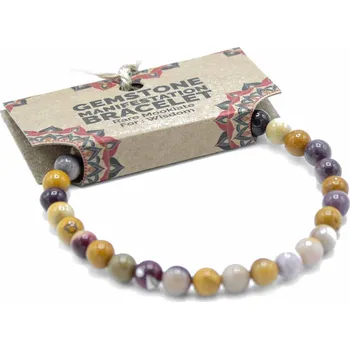 Náramek - vzácný Jaspis Mokait